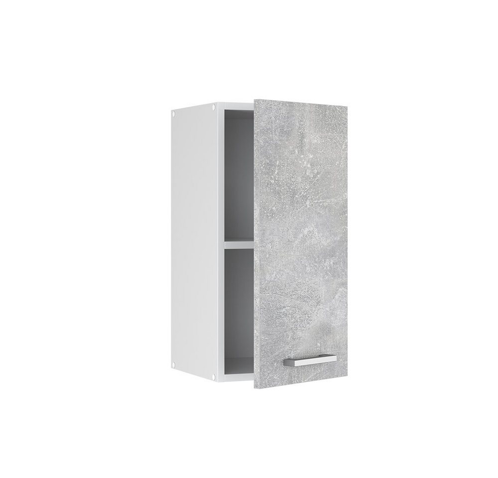 Vicco Hängeschrank R-Line, Beton/Weiß, 40 cm (1-St) – Bild 4 von 5