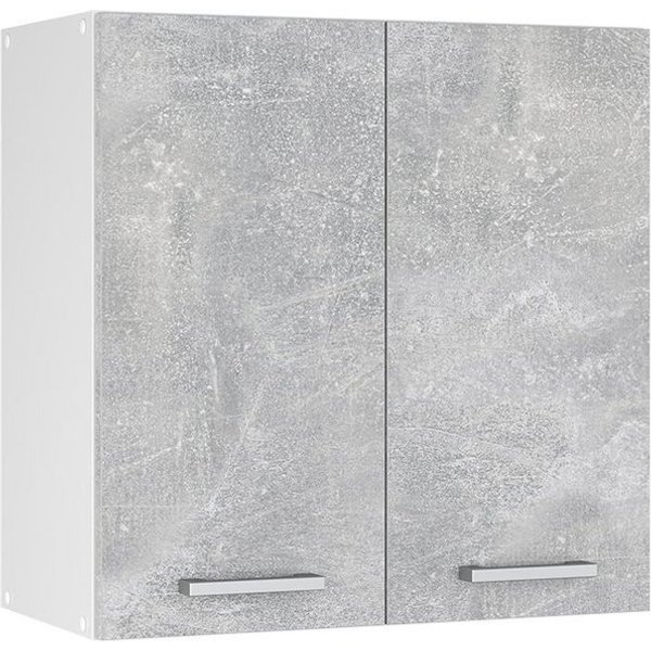 Vicco Hängeschrank R-Line, Beton/Weiß, 60 cm (1-St)