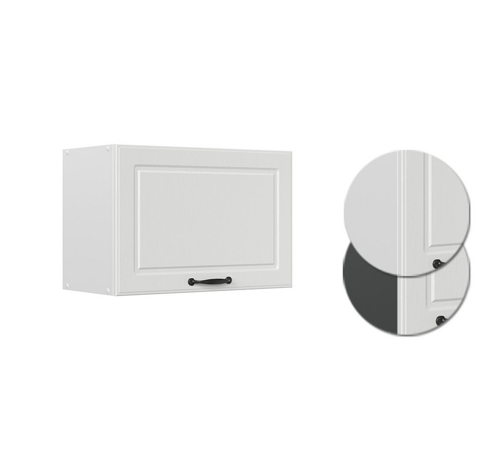 Vicco Hängeschrank R-Line, Weiß Landhaus/Weiß, 60 cm Flach (1-St) – Bild 5 von 5