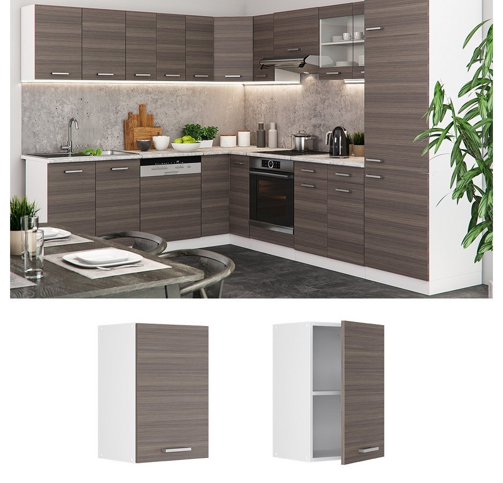 Vicco Hängeschrank R-Line, Grau/Weiß, 40 cm (1-St) – Bild 2 von 5