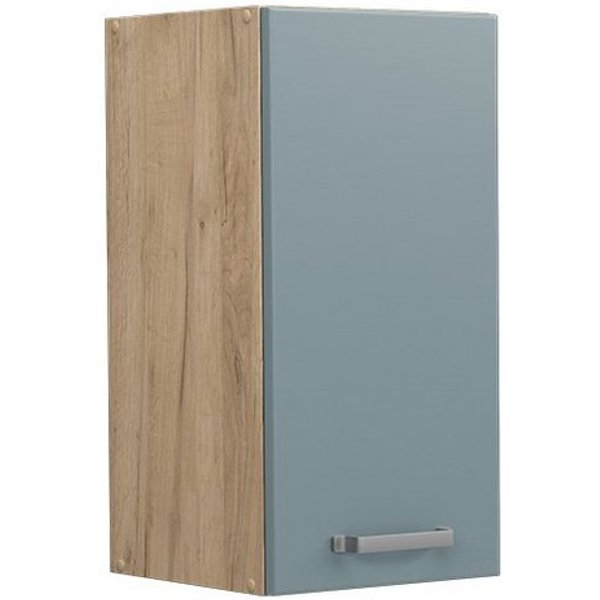 Vicco Hängeschrank R-Line, Blau-Grau/Goldkraft Eiche, 30 cm (1-St)
