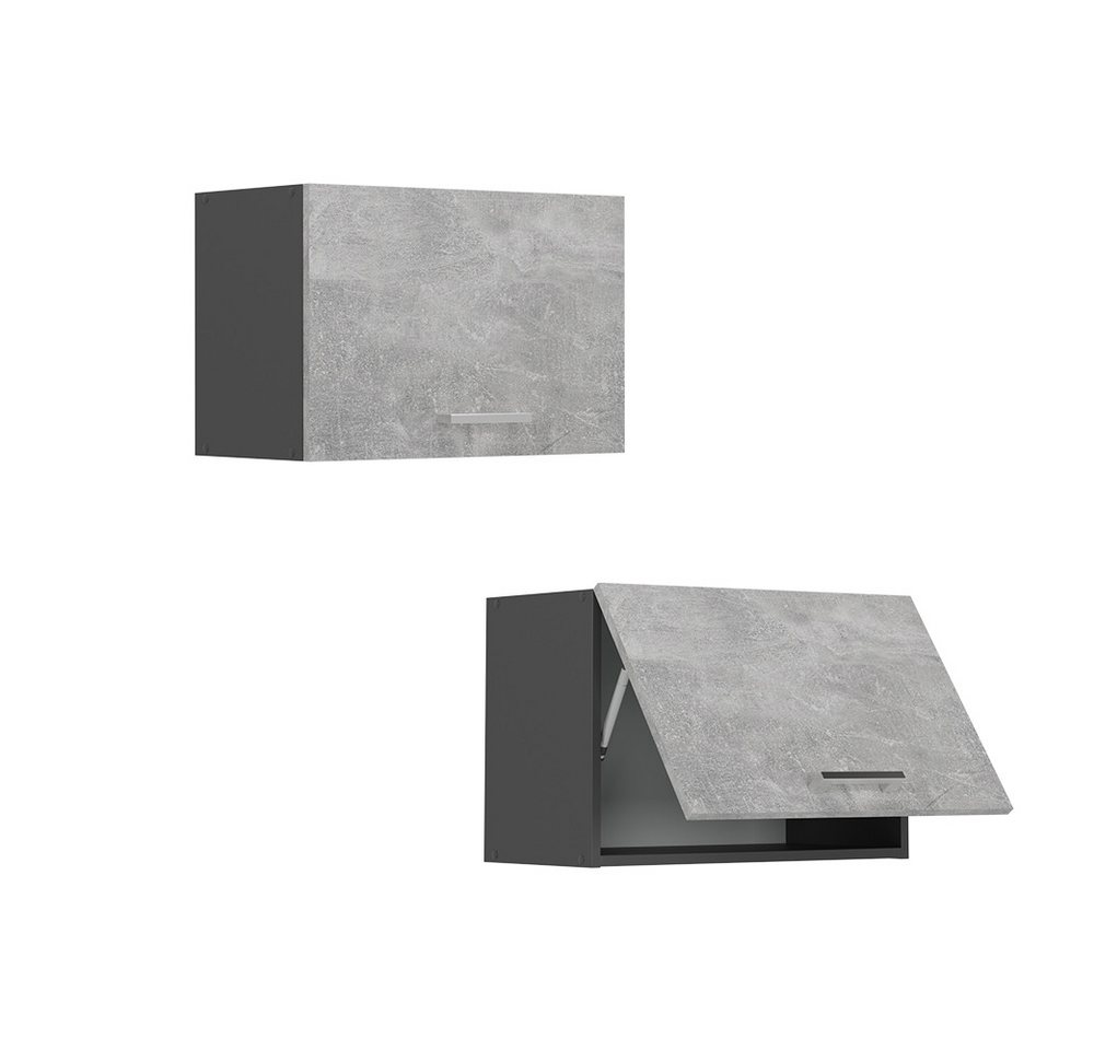 Vicco Hängeschrank R-Line, Beton/Anthrazit, 60 cm Flach (1-St) – Bild 5 von 5
