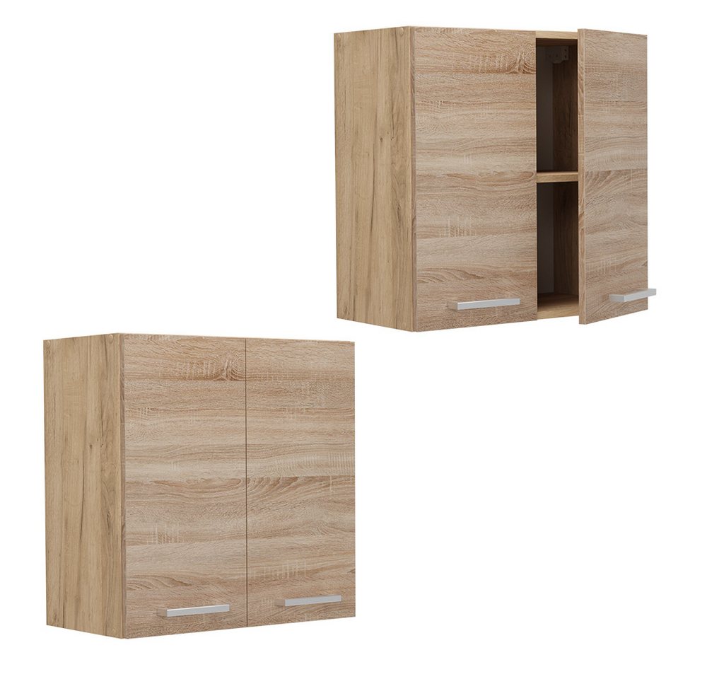 Vicco Hängeschrank R-Line, Sonoma/Goldkraft Eiche, 60 cm (1-St) – Bild 5 von 5