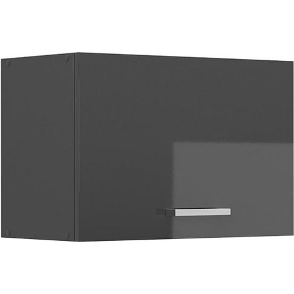 Vicco Hängeschrank R-Line, Anthrazit Hochglanz/Anthrazit, 60 cm Flach (1-St)