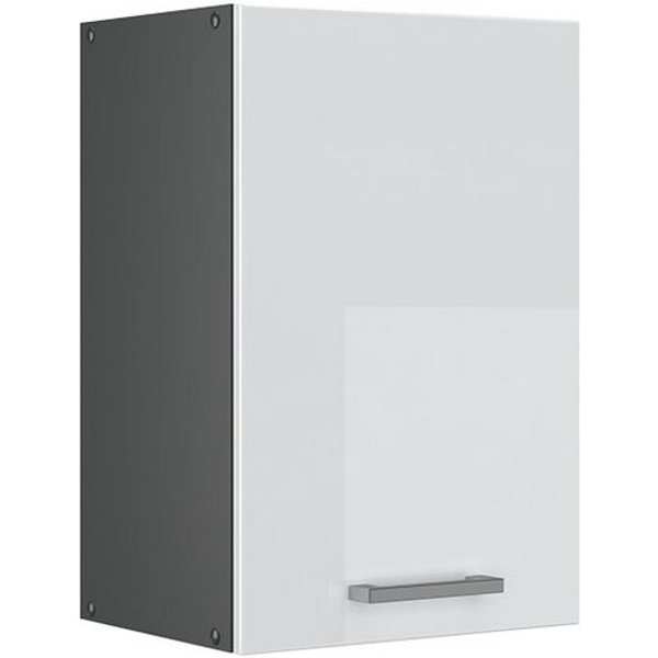 Vicco Hängeschrank R-Line, Weiß Hochglanz/Anthrazit, 40 cm (1-St)