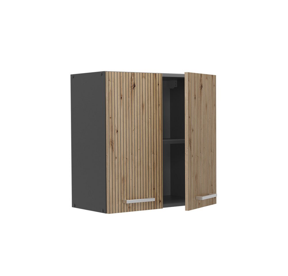 Vicco Hängeschrank R-Line, Artisan-Eiche/Anthrazit, 60 cm (1-St) – Bild 4 von 5