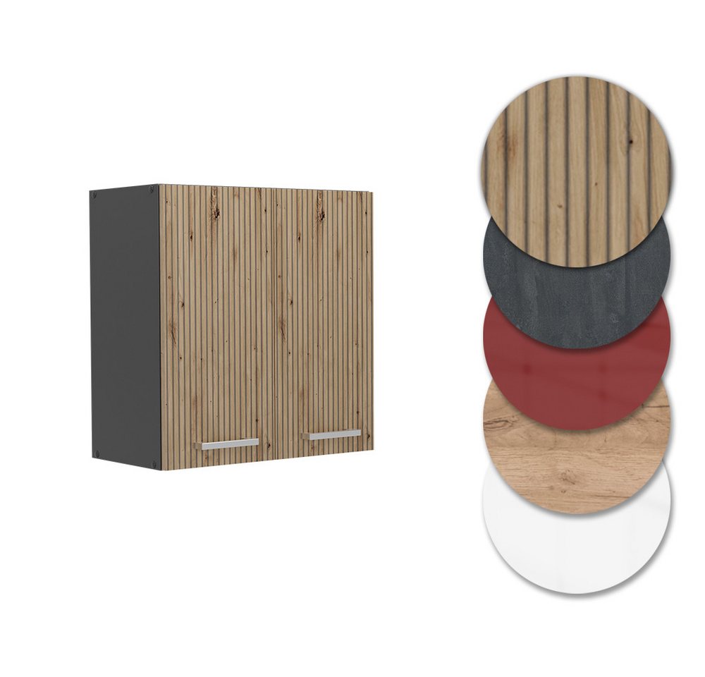 Vicco Hängeschrank R-Line, Artisan-Eiche/Anthrazit, 60 cm (1-St) – Bild 5 von 5