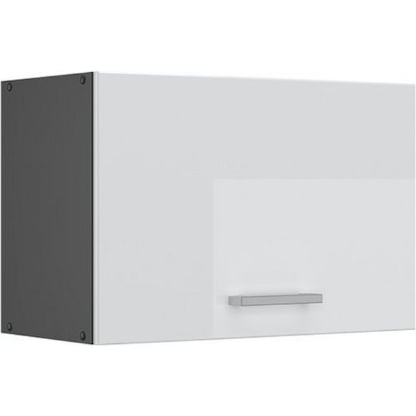 Vicco Hängeschrank R-Line, Weiß Hochglanz/Anthrazit, 60 cm Flach (1-St)