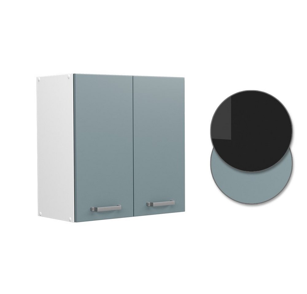 Vicco Hängeschrank R-Line, Blau-Grau/Weiß, 60 cm (1-St) – Bild 5 von 5