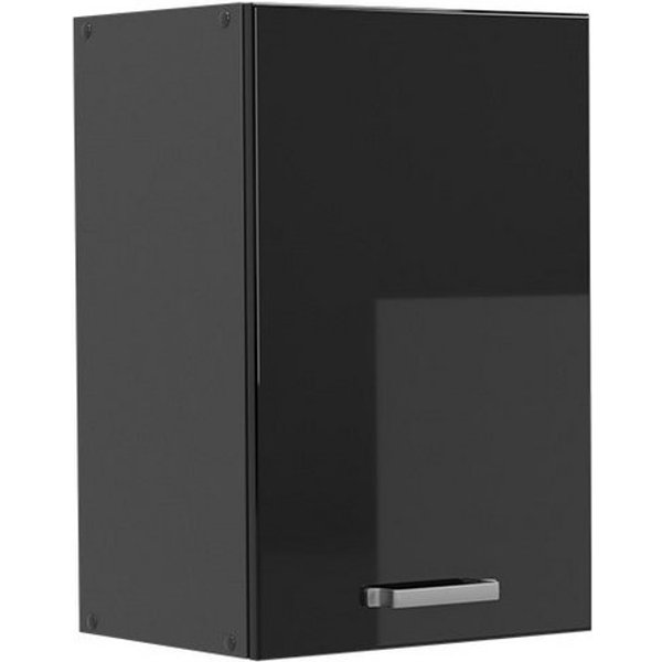 Vicco Hängeschrank R-Line, Schwarz Hochglanz/Anthrazit, 40 cm (1-St)