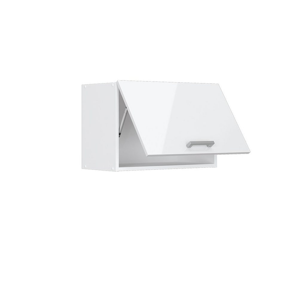 Vicco Hängeschrank R-Line, Weiß Hochglanz/Weiß, 60 cm Flach (1-St) – Bild 4 von 5