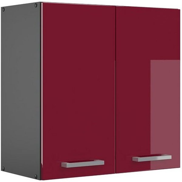 Vicco Hängeschrank R-Line, Rot Hochglanz/Anthrazit, 60 cm (1-St)
