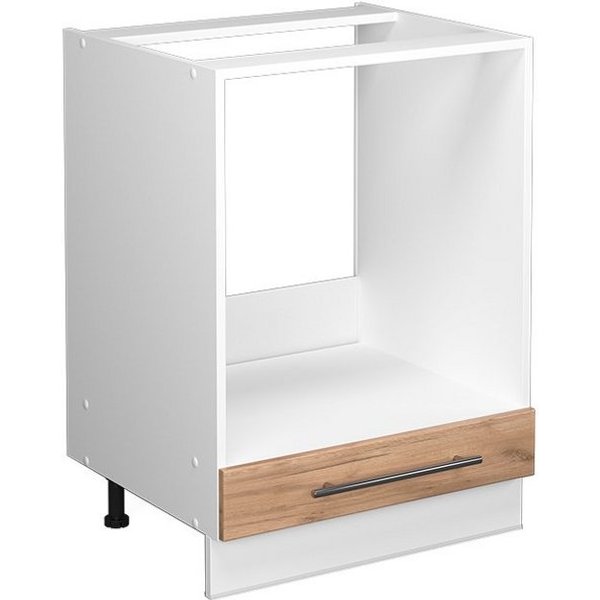 Vicco Herdumbauschrank Fame-Line, Goldkraft Eiche/Weiß, 60 cm ohne Arbeitsplatte (1-St)