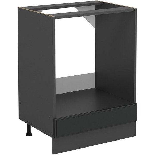 Vicco Herdumbauschrank R-Line, Anthrazit Landhaus/Anthrazit, 60 cm ohne Arbeitsplatte (1-St)