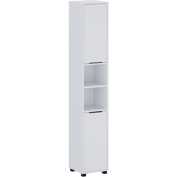 Vicco Hochschrank Alina, Weiß, 30 x 176 cm mit 2 Türen (1-St)