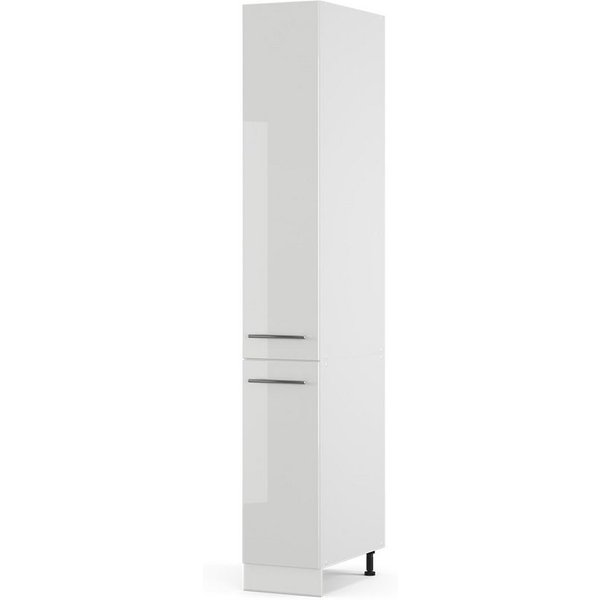 Vicco Hochschrank Fame-Line, Weiß Hochglanz/Weiß, 30 cm (1-St)