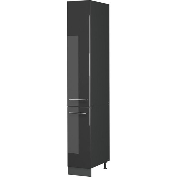 Vicco Hochschrank Fame-Line, Anthrazit Hochglanz/Anthrazit, 30 cm (1-St)