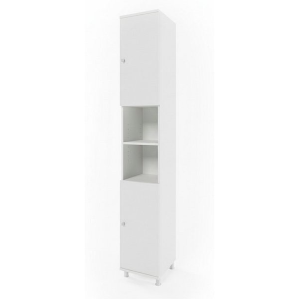 Vicco Hochschrank Fynn, Weiß, 30 x 190 cm (1-St)