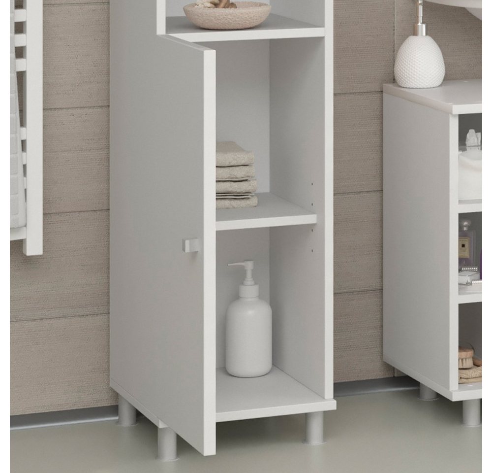 Vicco Hochschrank Fynn, Weiß, 30 x 190 cm (1-St) – Bild 5 von 5