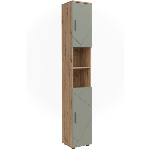 Vicco Hochschrank Irma, Salbeigrün, 30 x 192 cm (1-St)