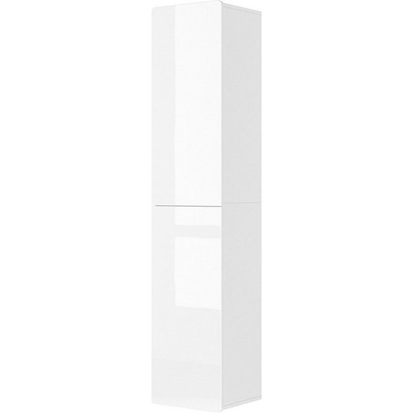 Vicco Hochschrank Izan, Weiß Hochglanz, 36.6 x 171.6 cm (1-St)