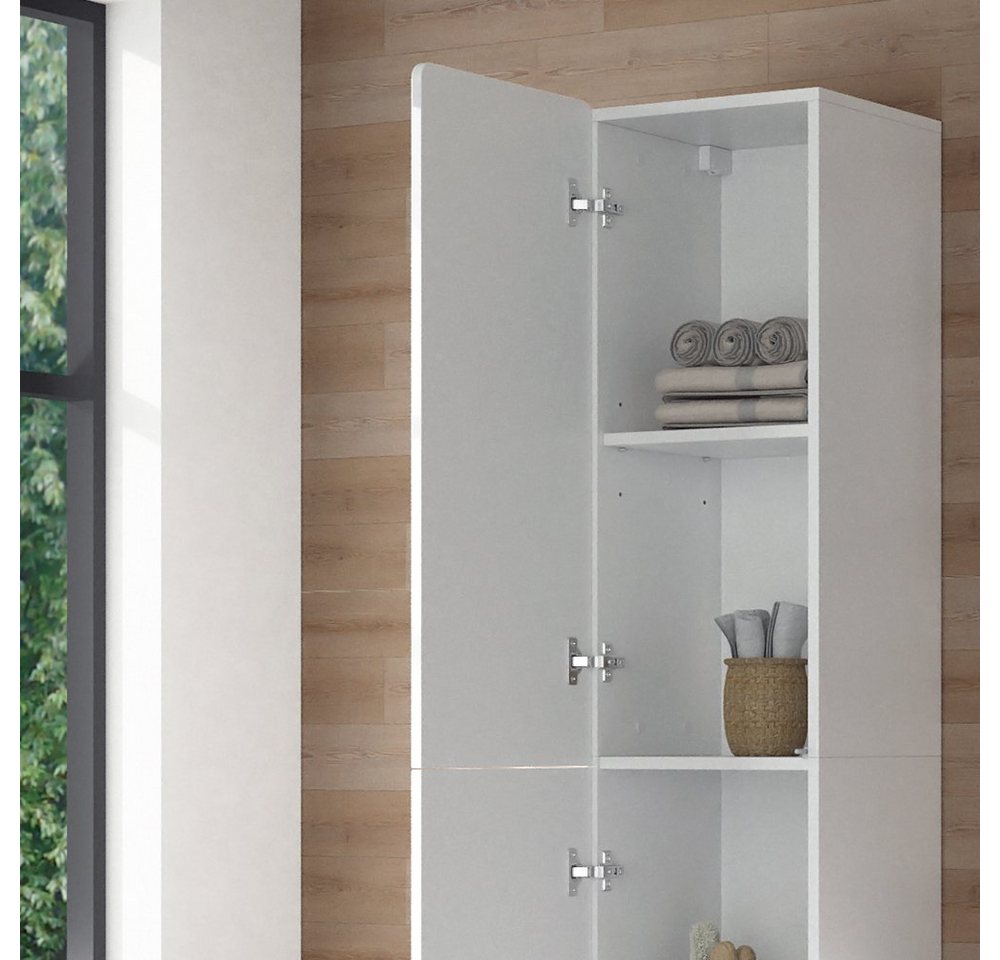 Vicco Hochschrank Izan, Weiß Hochglanz, 36.6 x 171.6 cm (1-St) – Bild 5 von 5