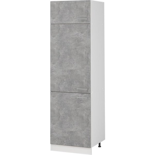 Vicco Hochschrank R-Line, Beton/Weiß, 60 cm (1-St)