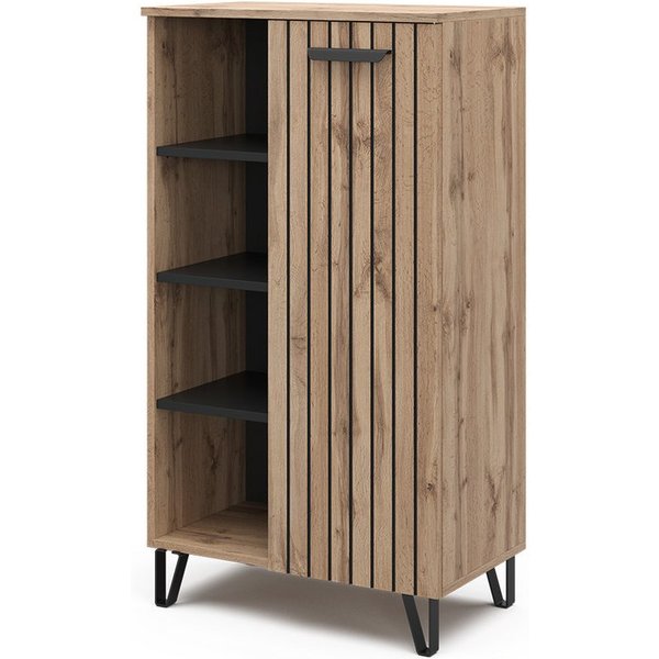 Vicco Kommode Amber, Braun/Braun, 60.2 x 110 cm mit 1 Tür (1 St)