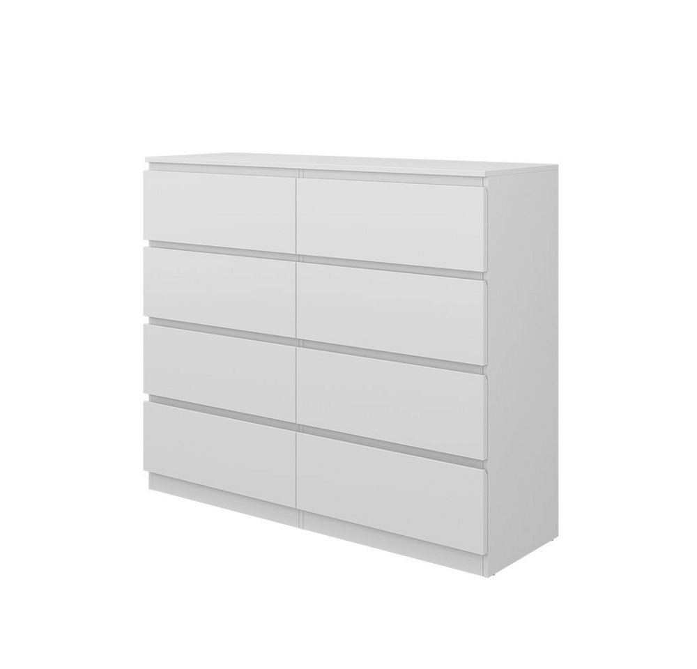 Vicco Kommode Calisto, Weiß/Weiß, 120 x 101.5 cm (1 St) – Bild 2 von 5