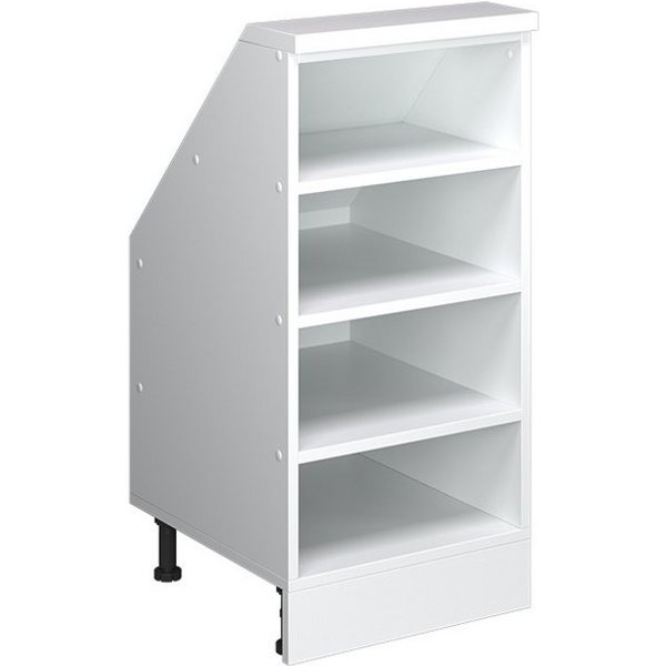 Vicco Kommode Rion, Weiß, 40 x 81.6 cm mit 4 Fächern (1 St)