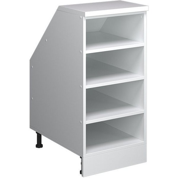 Vicco Kommode Rion, Weiß, 40 x 81.8 cm mit 4 Fächern, Schrankkorpus 60 cm Tiefe (1 St)