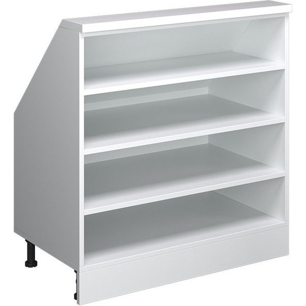 Vicco Kommode Rion, Weiß, 80 x 81.6 cm mit 4 Fächern (1 St)