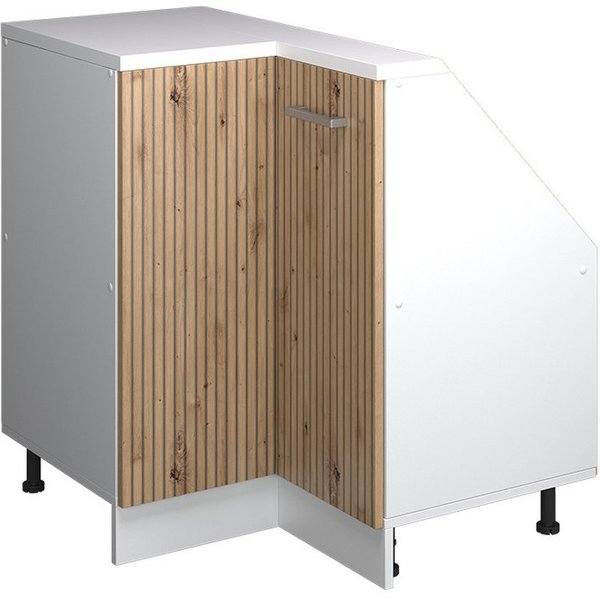 Vicco Kommode Rion, Artisan Eiche/Weiß/Weiß, 75.6 x 81.6 cm mit 1 Tür (1 St)