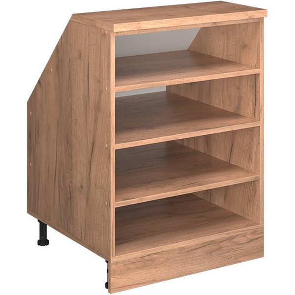 Vicco Kommode Rion, Goldkraft Eiche, 60 x 81.8 cm mit 4 Fächern, Schrankkorpus 6... (1 St)
