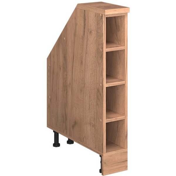 Vicco Kommode Rion, Goldkraft Eiche, 15 x 81.8 cm mit 4 Fächern, Schrankkorpus 6... (1 St)