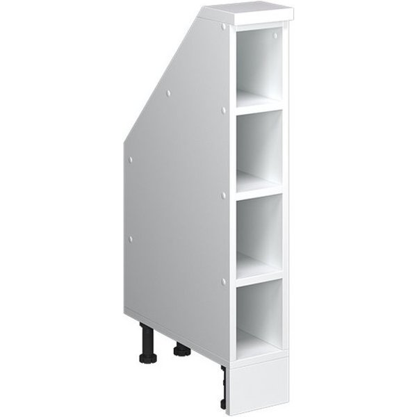Vicco Kommode Rion, Weiß, 15 x 81.6 cm mit 4 Fächern (1 St)