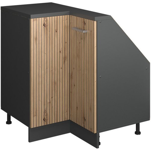 Vicco Kommode Rion, Artisan Eiche/Anthrazit/Anthrazit, 75.6 x 81.6 cm mit 1 Tür (1 St)