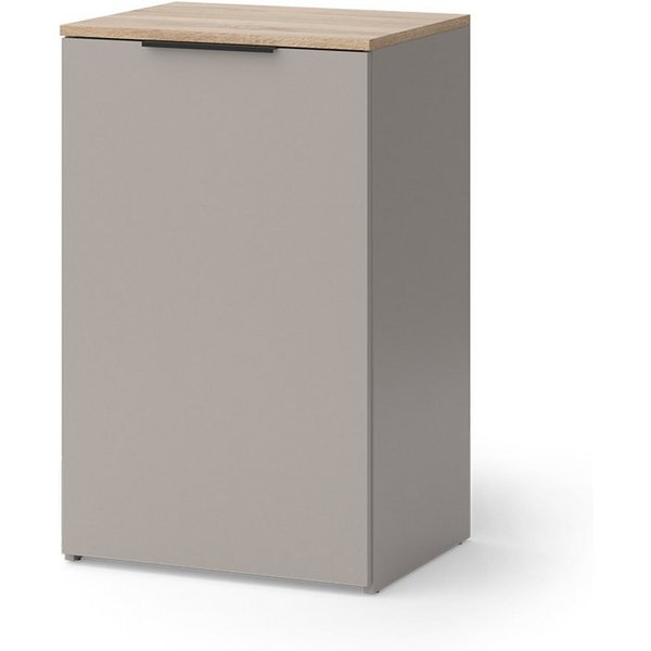 Vicco Kommode Wido, Greige/Sonoma, 50 x 80 cm mit Regal (1 St)
