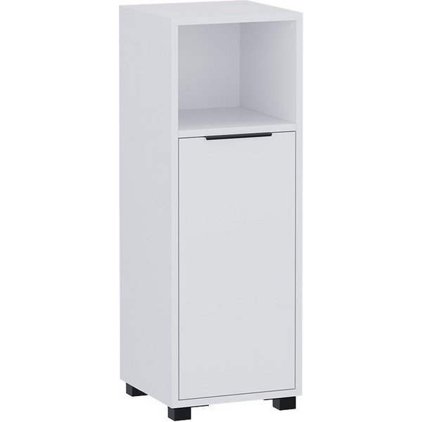 Vicco Midischrank Alina, Weiß, 30 x 86 cm mit 3 Fächern (1-St)