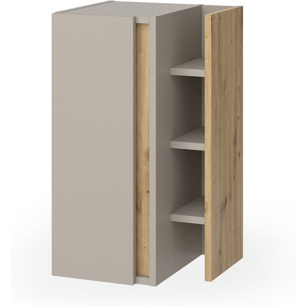 Vicco Midischrank Edelin, Cashmere, 35 x 60 cm mit 3 Ablagefächern (1-St)