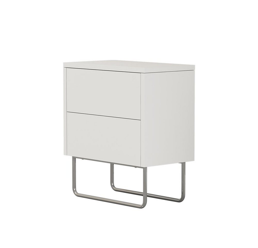Vicco Nachtschrank Calvin, Weiß, 45 x 50 cm (1-St) – Bild 2 von 5