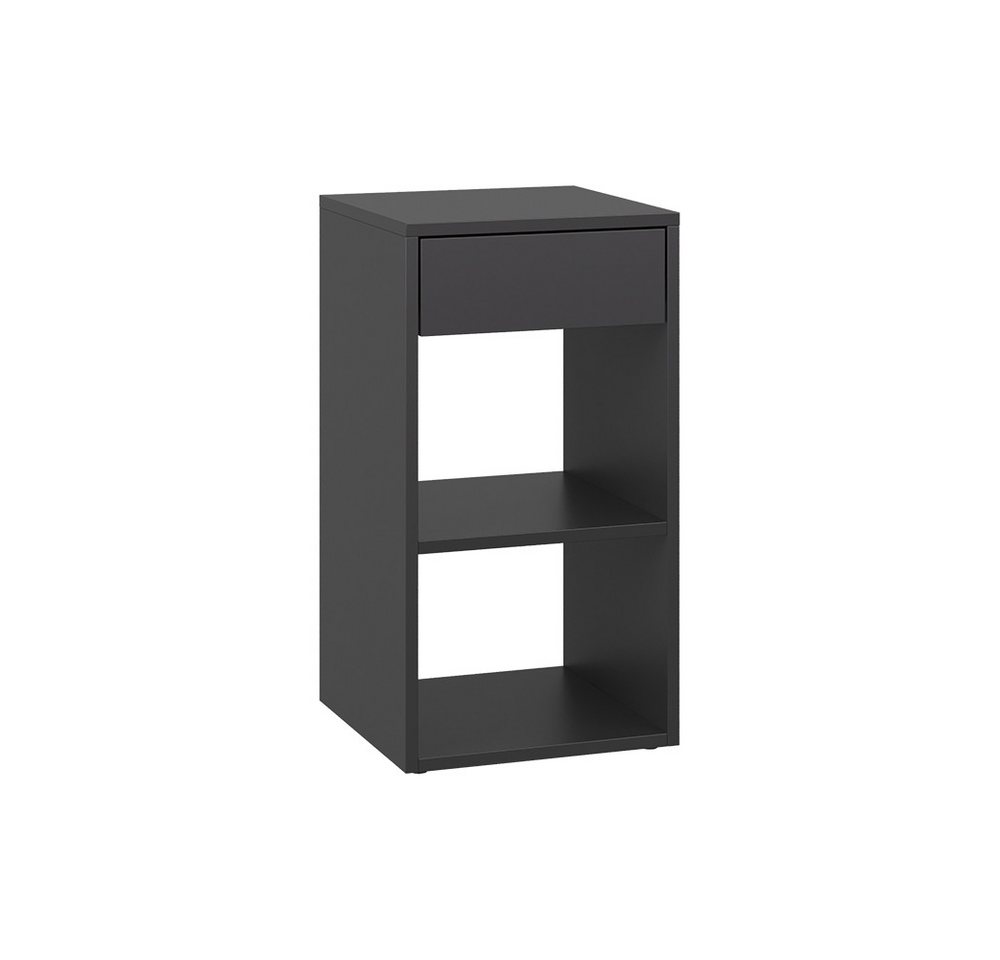 Vicco Nachtschrank Dany, Anthrazit, 35 x 65 cm mit 1 Schublade (1-St) – Bild 2 von 5