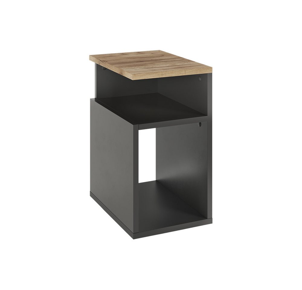 Vicco Nachtschrank Elios, Anthrazit/Goldkraft Eiche, 25 x 65.3 cm (1-St) – Bild 2 von 5