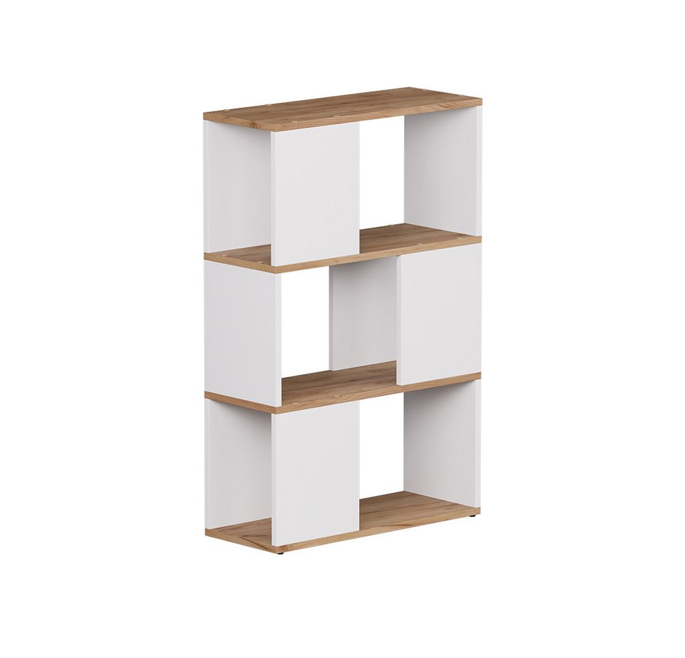 Vicco Raumteiler Eneos, Weiß/Goldkraft Eiche, 60 x 94 cm, 1-tlg. – Bild 2 von 5