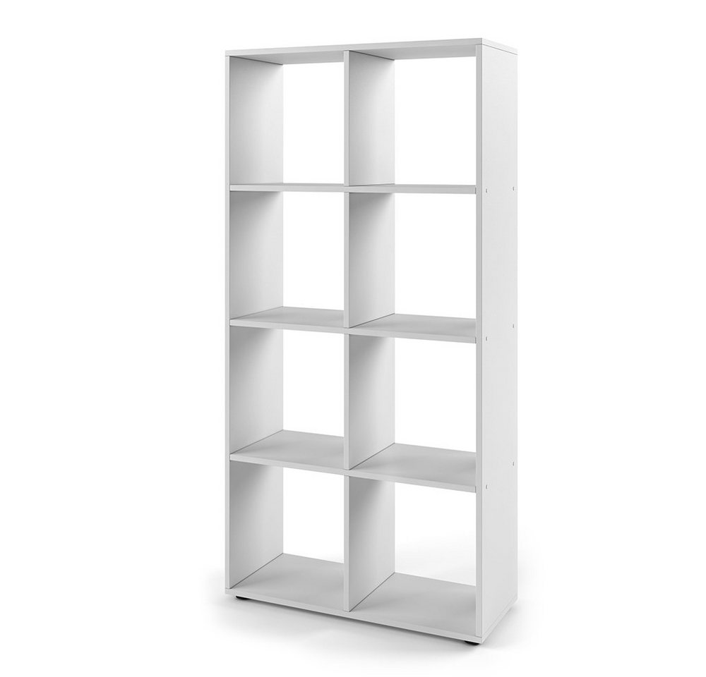 Vicco Raumteiler Scutum, Weiß/Weiß, 143 x 72 cm, 1-tlg. – Bild 2 von 5