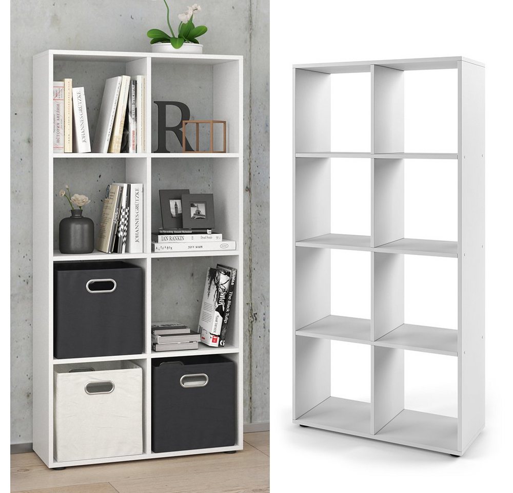 Vicco Raumteiler Scutum, Weiß/Weiß, 143 x 72 cm, 1-tlg. – Bild 3 von 5