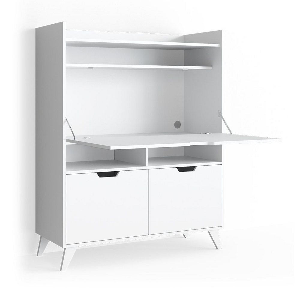 Vicco Regal-Schreibtisch Berdi, Weiß, 110 x 45 cm (1-St) – Bild 2 von 5