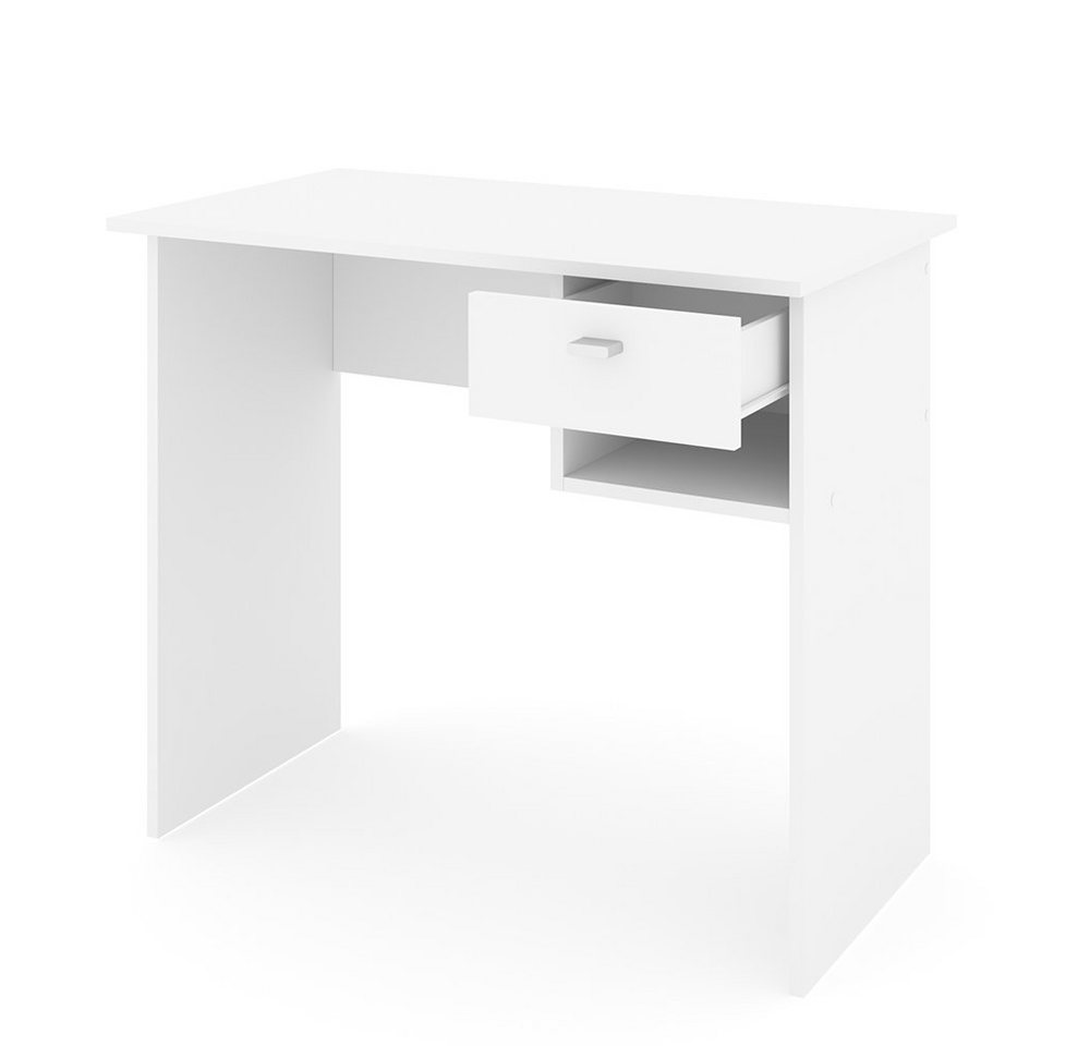 Vicco Schreibtisch Colin, Weiß, 90 x 50 cm (1-St) – Bild 2 von 5