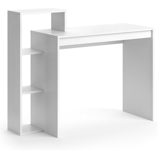 Vicco Schreibtisch Leo, Weiß, 110 x 40 cm (1-St), verstellbar