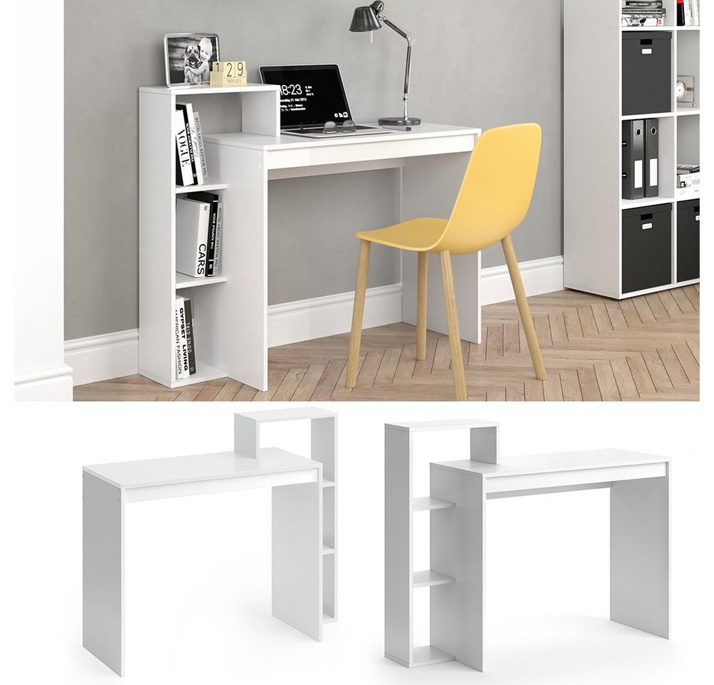 Vicco Schreibtisch Leo, Weiß, 110 x 40 cm (1-St), verstellbar – Bild 2 von 5